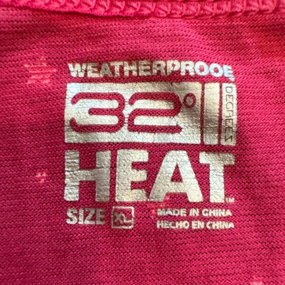 🟡 32 Degrees Pink Long Sleeve Pajama Top Size XL - Picture 3 of 4